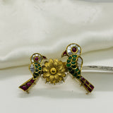 Royal Parrot Bloom Gold Ring